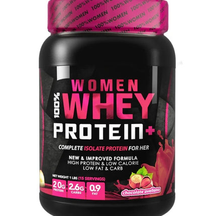 Women Whey Protein, Sabor Chocolate Avellana, 1lbs