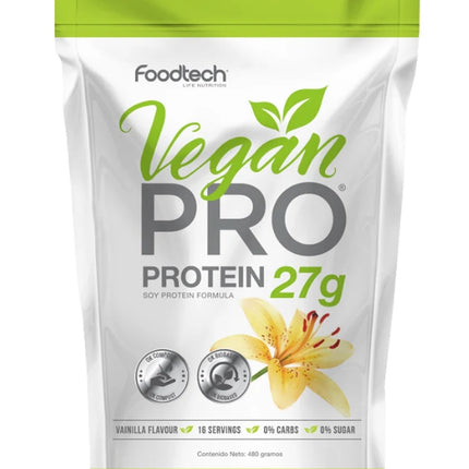 Vegan Protein, Sabor Vanilla Ice Cream, 1lbs, 480 grs.