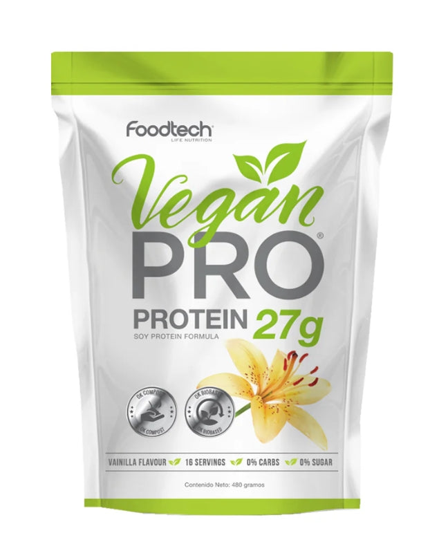 Vegan Protein, Sabor Vanilla Ice Cream, 1lbs, 480 grs.