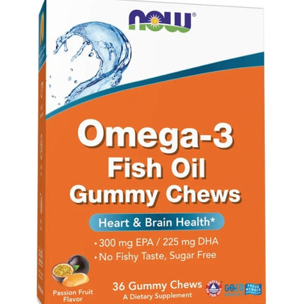 Omega 3, Sabor Maracuya, 36 gomitas