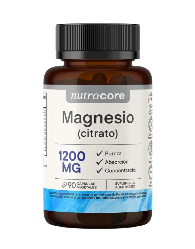 Citrato de Magnesio, 1200 Mg, 90 caps