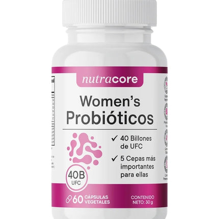 Probioticos Mujer 40 Billones, 60 caps