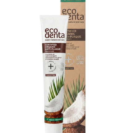 Pasta Dental Antiplaca con Aceite de Coco, 75 ml.