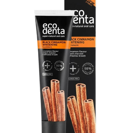 Pasta Dental Negra Blanqueadora con Canela, 100 ml