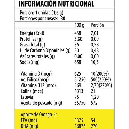 Omega UP PreVita, Nutrigel , 30 uni