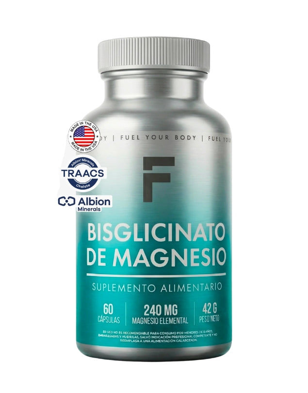 Bisglicinato de Magnesio, 60 caps.