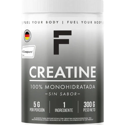 Creatina Monohidratada, Sin Sabor, 300 gr