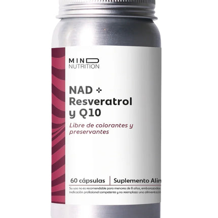 NAD + Resveratrol + Q10, 60 caps