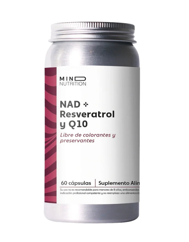 NAD + Resveratrol + Q10, 60 caps