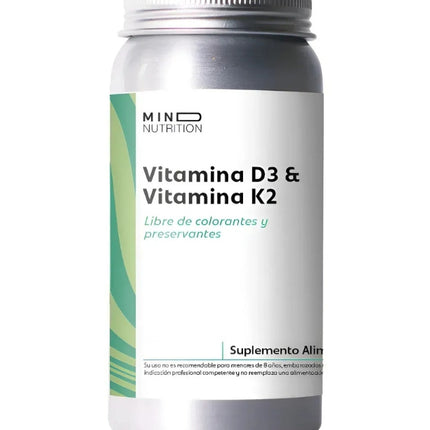 Vitamina D3 + K2, 120 caps.