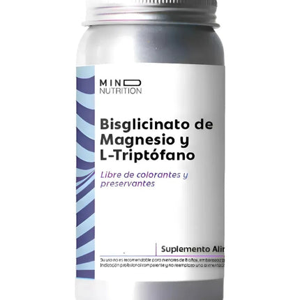 Bisglicinato de Magnesio + L-Triptofano, 60 caps.