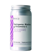 Colageno + Biotina + Vitamina C, 60 caps.