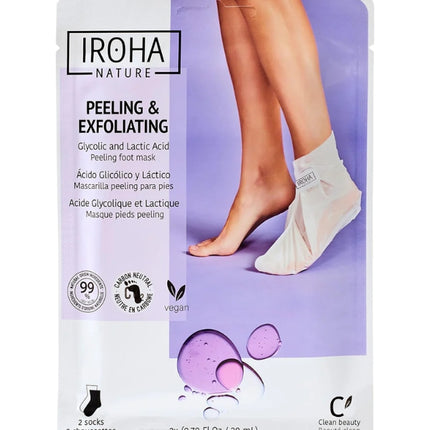 Mascarilla Peeling Para Pies, Acido Folico Y Lactico, 2 un.