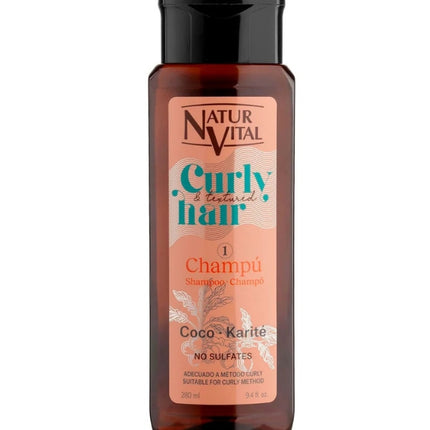 Shampoo Capilar, Cabello Curly, 280 ml.