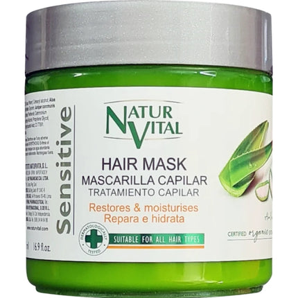 Mascarilla Reparadora Capilar Sensitive, 500ml