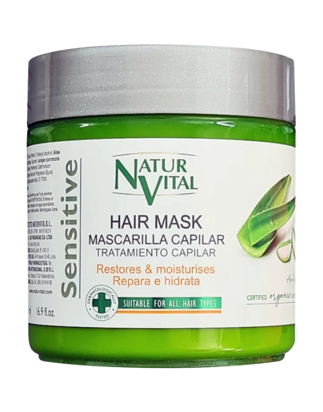 Mascarilla Reparadora Capilar Sensitive, 500ml