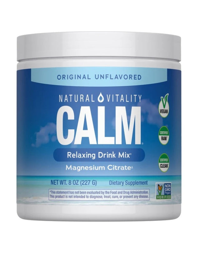 CALM, Citrato de Magnesio en Polvo, Sin Sabor, 227 gr