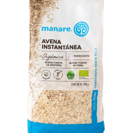 Avena Integral, Instantanea, Organica, 750 gr