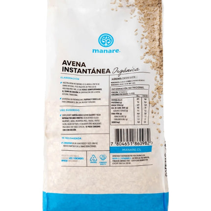 Avena Integral, Instantanea, Organica, 750 gr