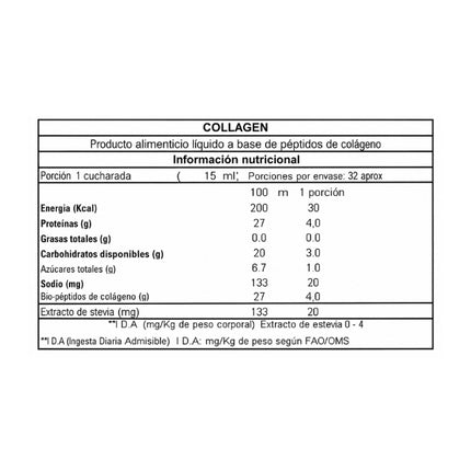 Colageno Liquido, Granada, 473ml