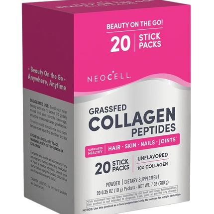 Colageno Peptidos, Sin Sabor, 20 sachets