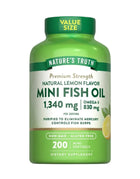 Omega 3 Mini Fish Oil, 1340mg, 200 minisoftgel