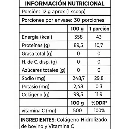 Just Collagen, Colageno, Sin Sabor, 360g