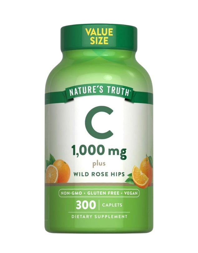 Vitamina C, 1000mg, 300 caps