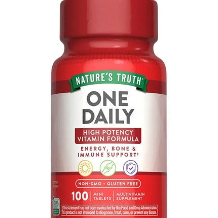 One Daily, Multivitaminico, 100 mini tabletas