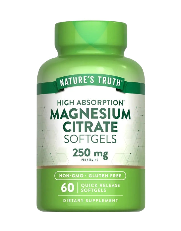 Citrato de Magnesio, 250mg, 60 softgel