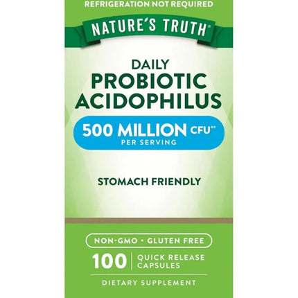 Daily Probiotic Acidophilus,  100 caps
