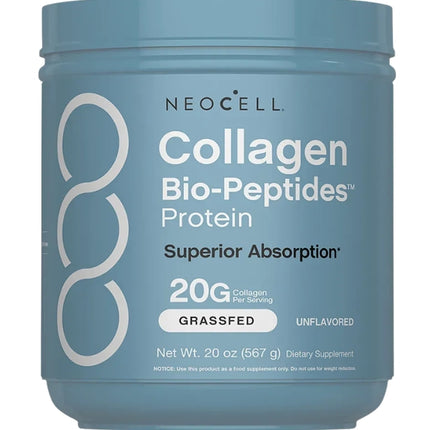 Colageno BioPeptidos Proteina Grass Fed Polvo, Sin Sabor, 567gr