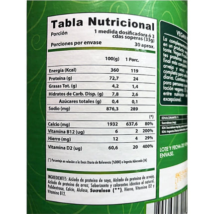 Vegan Protein, Sabor Frutos del Bosque, 1 kg