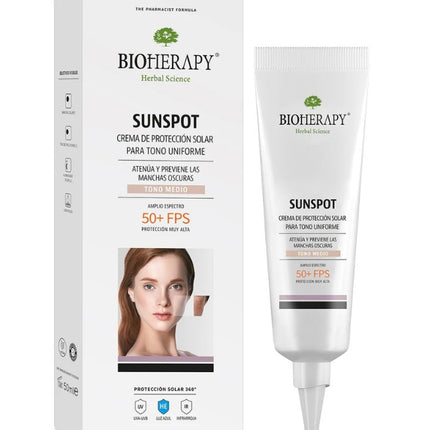 Protector Solar Sunspot, Tono Medio, Fps 50+, 50ml