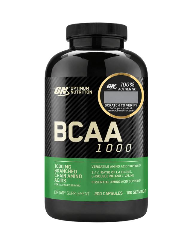BCAA 1000, Aminoacidos, 200 caps