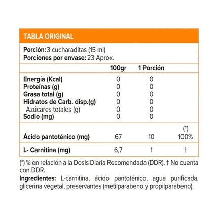 L-Carnitina Liquida, 355 ml