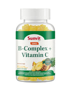 B Complex + Vitamina C, Sabor Piña, 60 gomitas