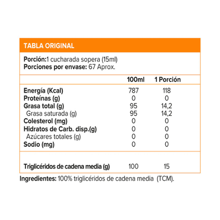 MCT Gold, Energia, 1000 ml