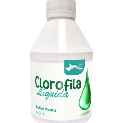 Clorofila liquida, Sabor Menta, 660ml
