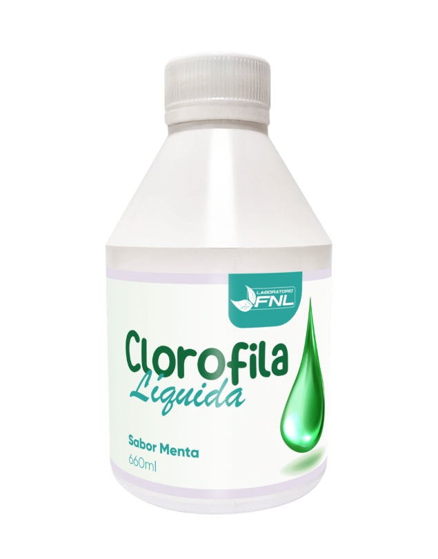 Clorofila liquida, Sabor Menta, 660ml