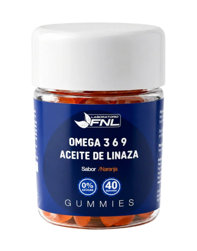 Omega 369, Sabor Naranja, 40 gomitas