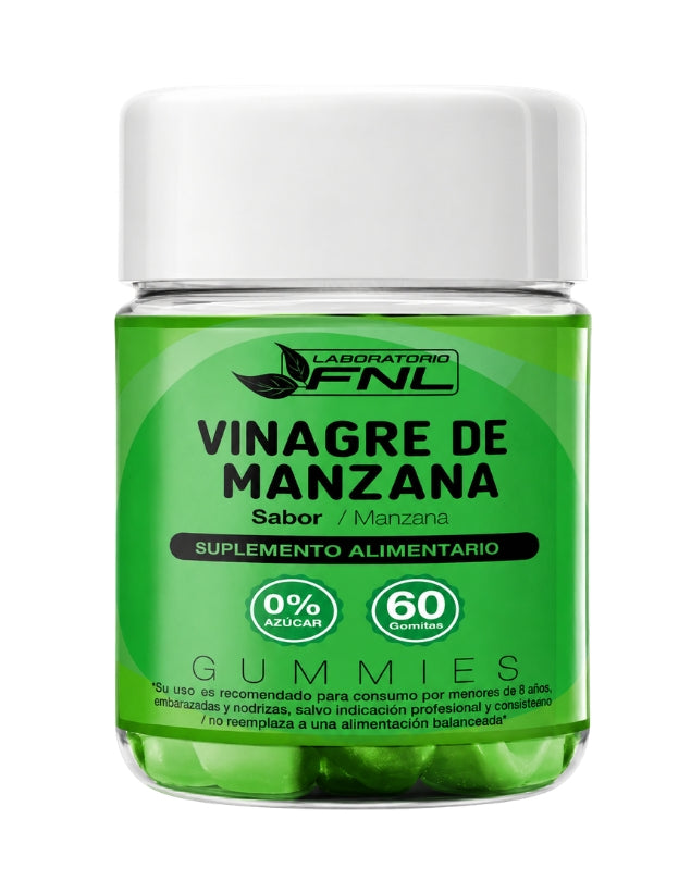 Vinagre De Manzana, 60 gomitas