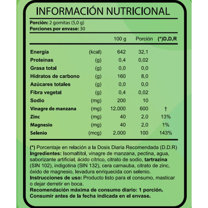 Vinagre De Manzana, 60 caps