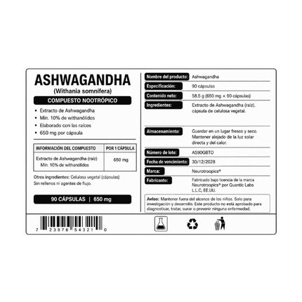 Ashwagandha, 90 caps