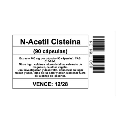 N-Acetilcisteina, 90 caps