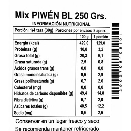 Mix Piwen, 250gr