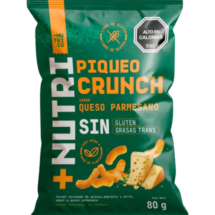 Sufles Piqueo Crunch, Sabor Queso Parmesano, 80g