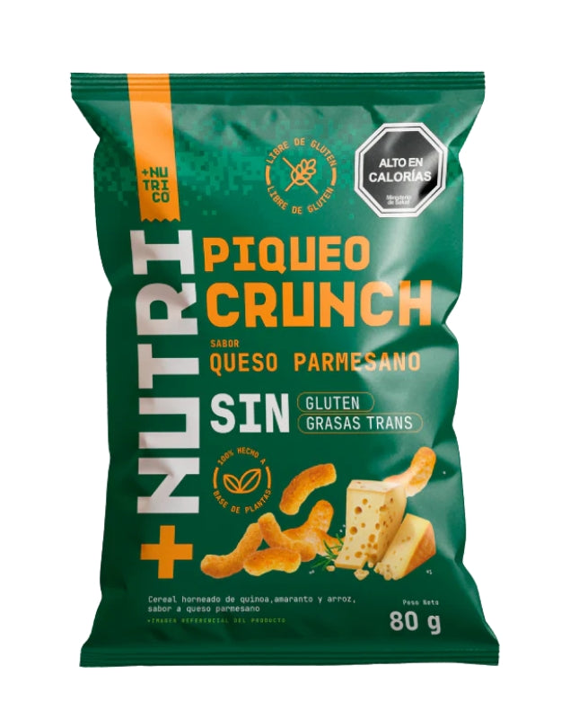 Sufles Piqueo Crunch, Sabor Queso Parmesano, 80g