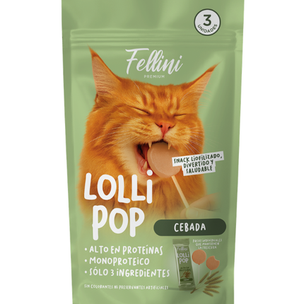 Lollipop, Sabor Cebada, 3 uni