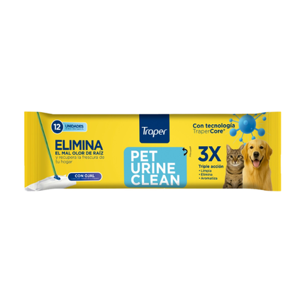 Trapero Pet Urine Clean, 12 uni